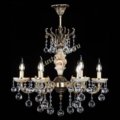 Люстра бронзовая Оникс №6/1 шар в Химках Гусь Хрустальный