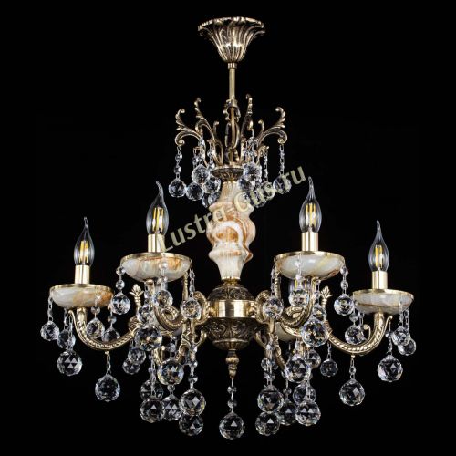 Люстра бронзовая Оникс №6/1 шар в Химках Гусь Хрустальный