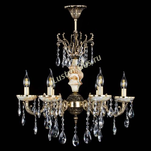 Люстра бронзовая Оникс №6/1 журавлик в Химках Гусь Хрустальный