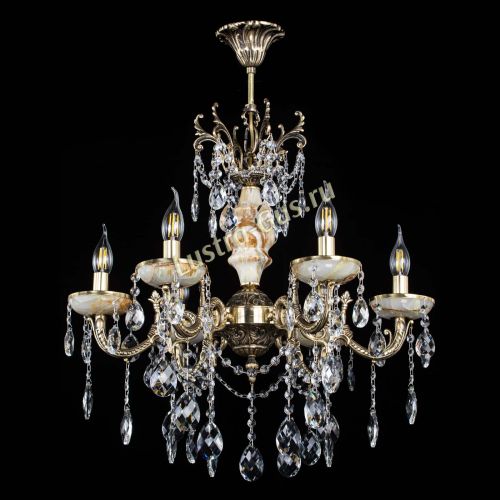 Люстра бронзовая Оникс №6/2 баден в Химках Гусь Хрустальный