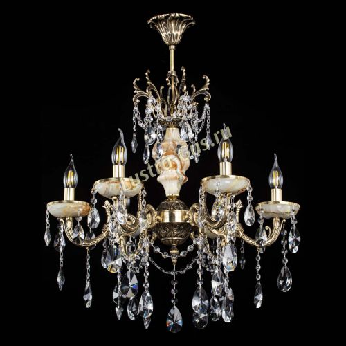 Люстра бронзовая Оникс №6/2 лучик в Химках Гусь Хрустальный