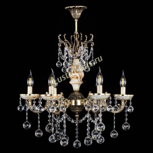 Люстра бронзовая Оникс №6/2 шар в Химках Гусь Хрустальный