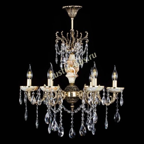 Люстра бронзовая Оникс №6/2 журавлик в Химках Гусь Хрустальный