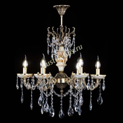 Люстра бронзовая Оникс №6/2 журавлик в Химках Гусь Хрустальный