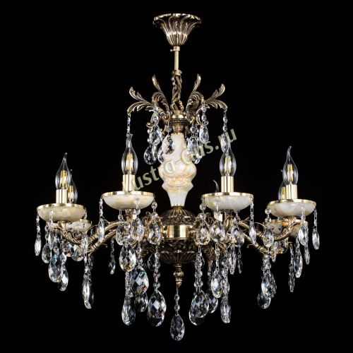 Люстра бронзовая Оникс №8/1 баден в Химках Гусь Хрустальный