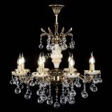 Люстра бронзовая Оникс №8/1 шар в Химках