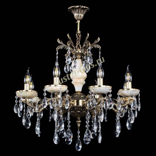 Люстра бронзовая Оникс №8/1 журавлик в Химках Гусь Хрустальный