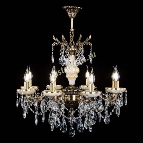 Люстра бронзовая Оникс №8/2 баден в Химках Гусь Хрустальный