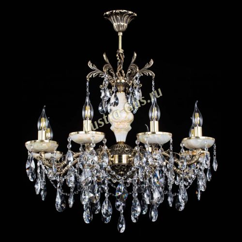 Люстра бронзовая Оникс №8/2 лучик в Химках Гусь Хрустальный