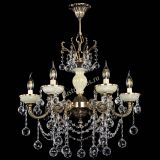 Люстра бронзовая Оникс белый №6/1 шар в Химках