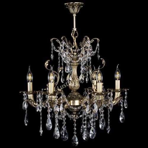 Люстра бронзовая Селена №6/2 лучик в Химках Гусь Хрустальный