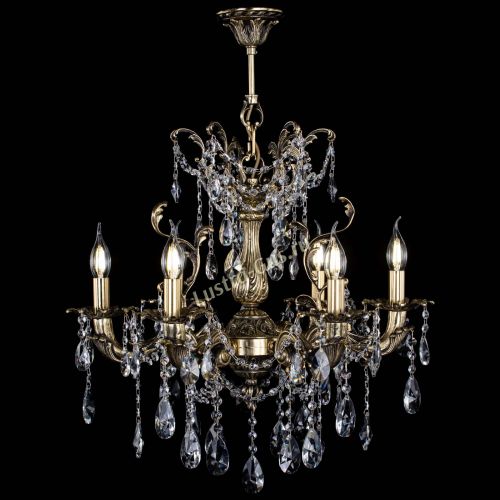 Люстра бронзовая Селена №6/2 лучик в Химках Гусь Хрустальный