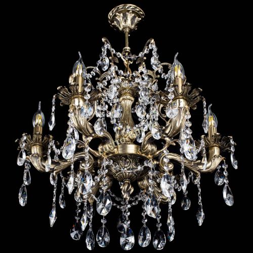 Люстра бронзовая Селена №6/2 лучик в Химках Гусь Хрустальный