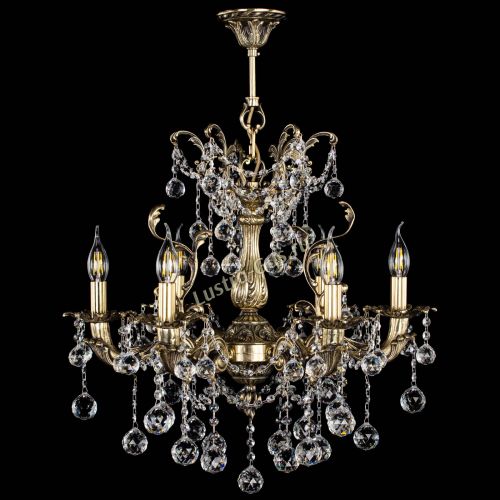 Люстра бронзовая Селена №6/2 шар в Химках Гусь Хрустальный