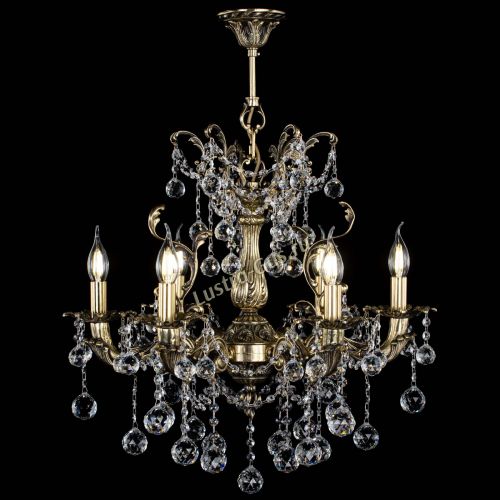 Люстра бронзовая Селена №6/2 шар в Химках Гусь Хрустальный