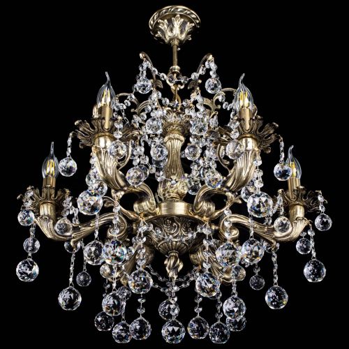 Люстра бронзовая Селена №6/2 шар в Химках Гусь Хрустальный