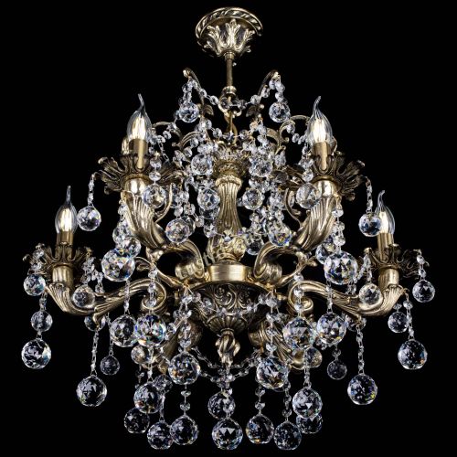 Люстра бронзовая Селена №6/2 шар в Химках Гусь Хрустальный