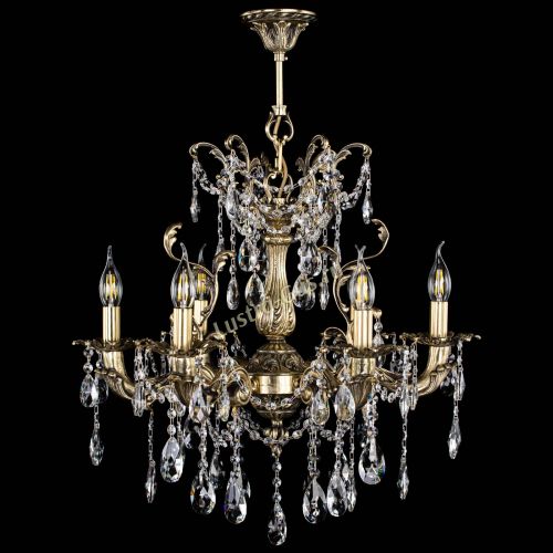 Люстра бронзовая Селена №6/2 журавлик в Химках Гусь Хрустальный