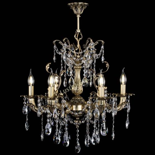 Люстра бронзовая Селена №6/2 журавлик в Химках Гусь Хрустальный