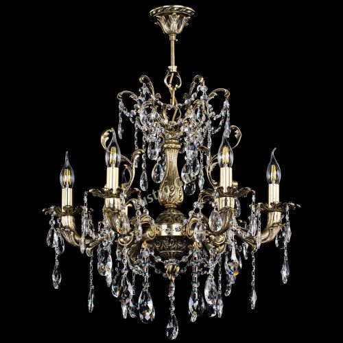 Люстра бронзовая Селена №6/2 журавлик в Химках Гусь Хрустальный