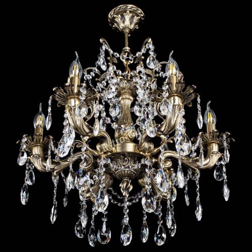 Люстра бронзовая Селена №6/2 журавлик в Химках Гусь Хрустальный