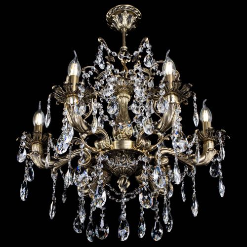 Люстра бронзовая Селена №6/2 журавлик в Химках Гусь Хрустальный