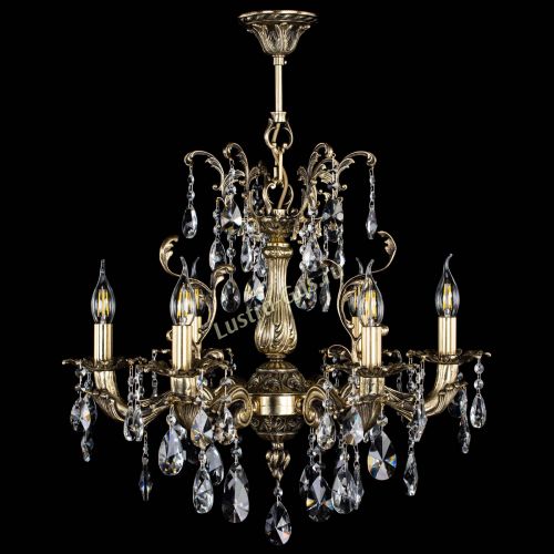 Люстра бронзовая Селена №6 лучик в Химках Гусь Хрустальный