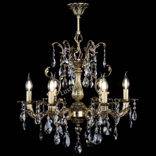 Люстра бронзовая Селена №6 лучик в Химках Гусь Хрустальный