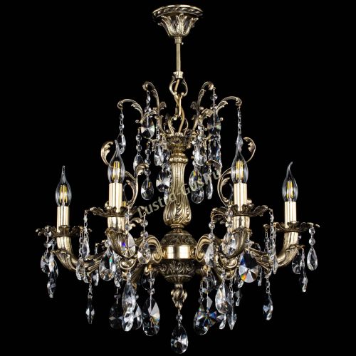 Люстра бронзовая Селена №6 лучик в Химках Гусь Хрустальный