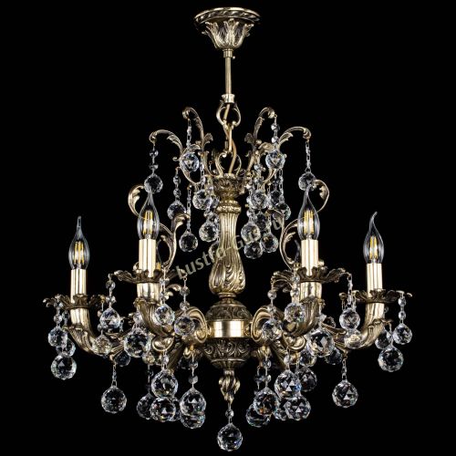 Люстра бронзовая Селена №6 шар в Химках Гусь Хрустальный