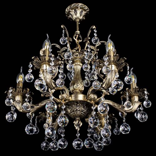 Люстра бронзовая Селена №6 шар в Химках Гусь Хрустальный