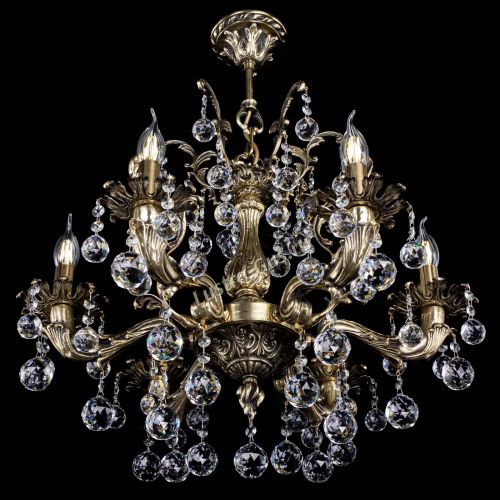 Люстра бронзовая Селена №6 шар в Химках Гусь Хрустальный