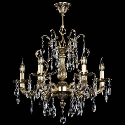 Люстра бронзовая Селена №6 журавлик в Химках Гусь Хрустальный