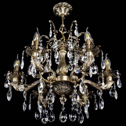 Люстра бронзовая Селена №6 журавлик в Химках Гусь Хрустальный