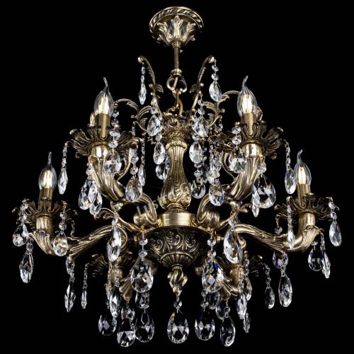 Люстра бронзовая Селена №6 журавлик в Химках Гусь Хрустальный