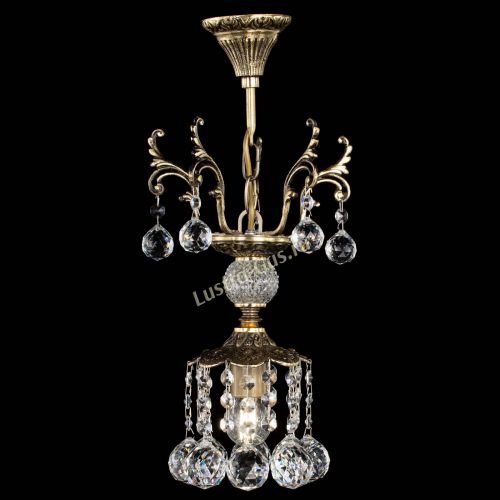 Люстра бронзовая София №1/1 шар в Химках Гусь Хрустальный