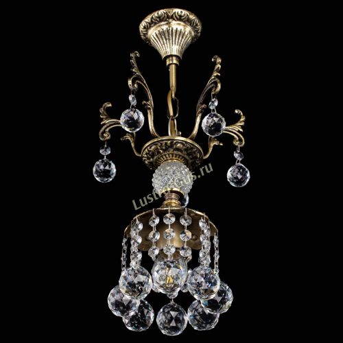 Люстра бронзовая София №1/1 шар в Химках Гусь Хрустальный