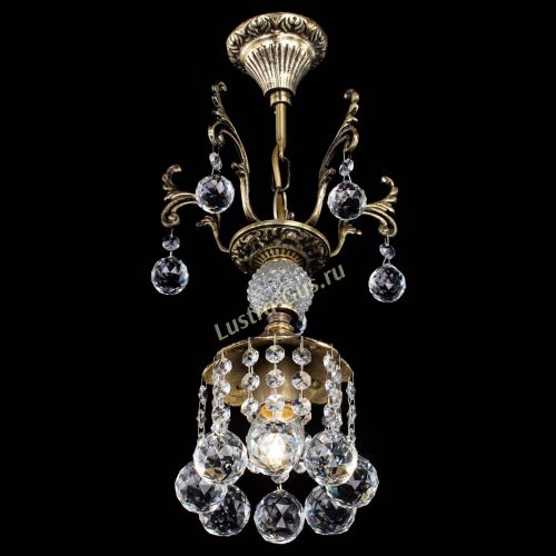 Люстра бронзовая София №1/1 шар в Химках Гусь Хрустальный