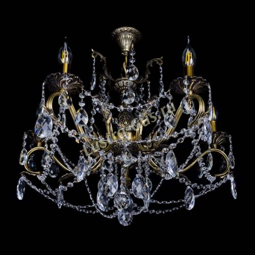 Бронзовая люстра Валери №5 баден в Химках Гусь Хрустальный