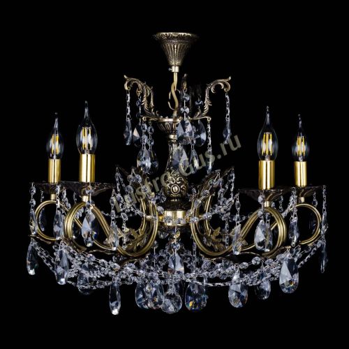 Бронзовая люстра Валери №5 лучик в Химках Гусь Хрустальный