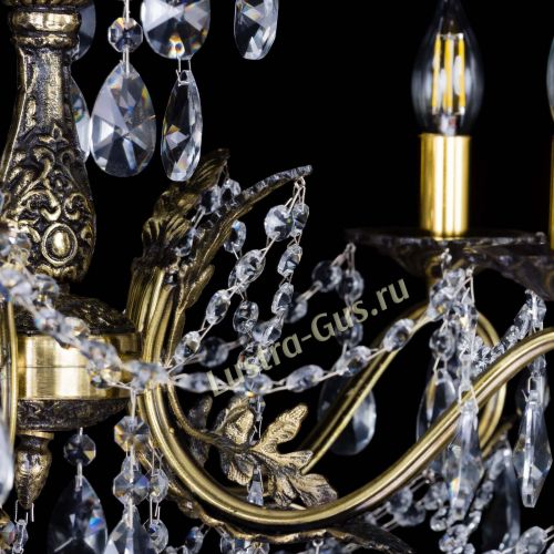 Бронзовая люстра Валери №5 лучик в Химках Гусь Хрустальный
