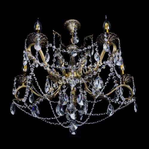 Бронзовая люстра Валери №5 лучик в Химках Гусь Хрустальный