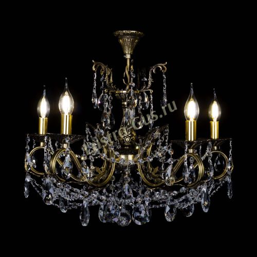 Бронзовая люстра Валери №5 журавлик в Химках Гусь Хрустальный