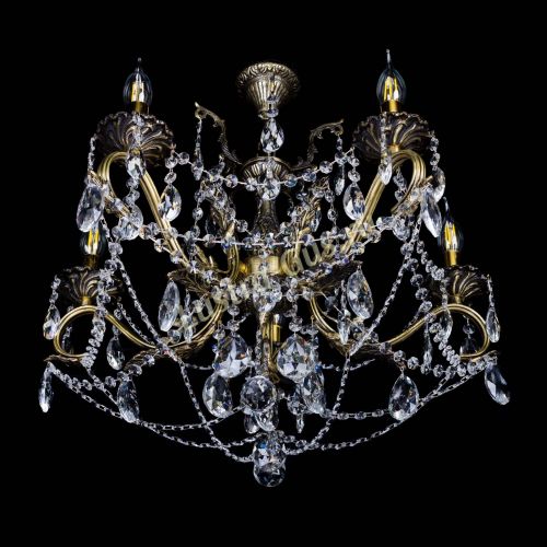 Бронзовая люстра Валери №5 журавлик в Химках Гусь Хрустальный