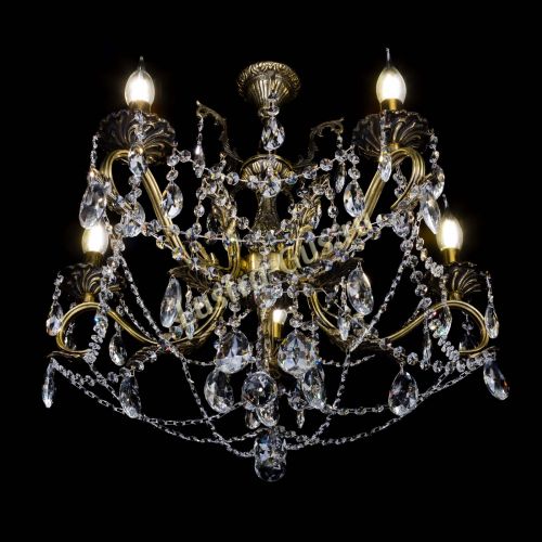 Бронзовая люстра Валери №5 журавлик в Химках Гусь Хрустальный