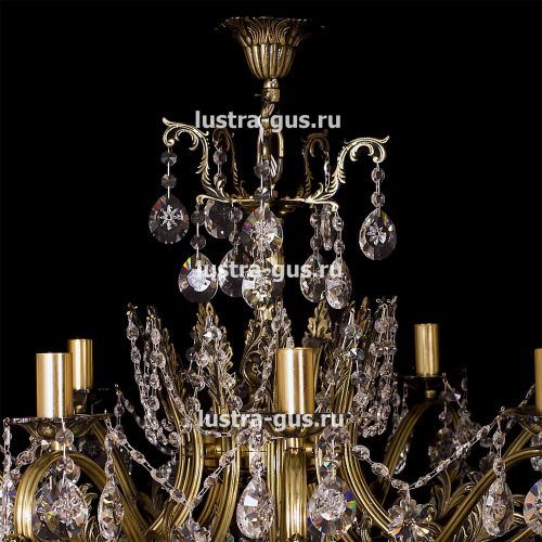 Люстра бронзовая Афина №1 в Химках Гусь Хрустальный