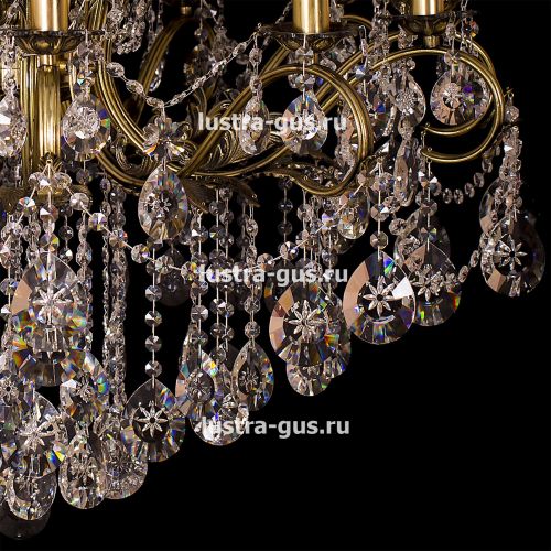 Люстра бронзовая Афина №1 в Химках Гусь Хрустальный