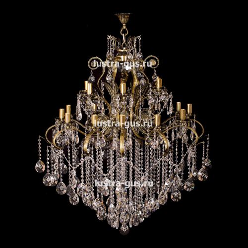 Люстра бронзовая Афина №2 в Химках Гусь Хрустальный