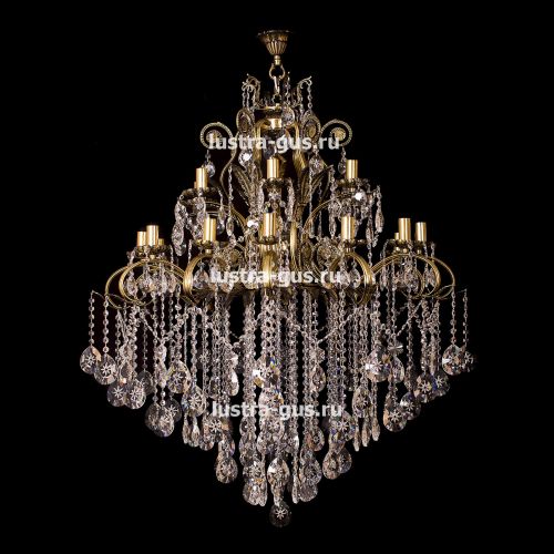 Люстра бронзовая Афина №2 в Химках Гусь Хрустальный