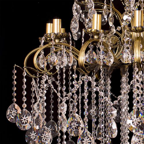 Люстра бронзовая Афина №2 в Химках Гусь Хрустальный